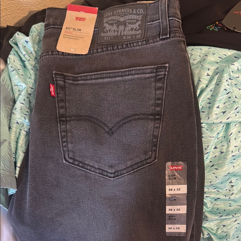 Levi's Charcoal Slim Jeans